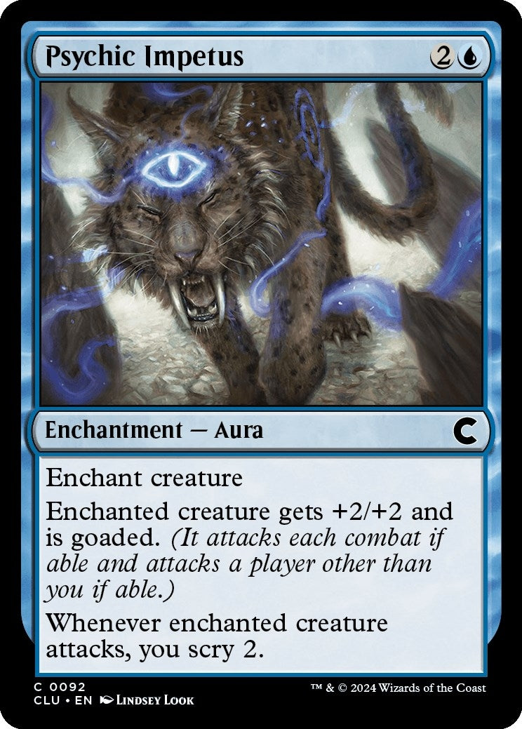 Image for Psychic Impetus (92) [Ravnica: Clue Edition] - Magic: The Gathering