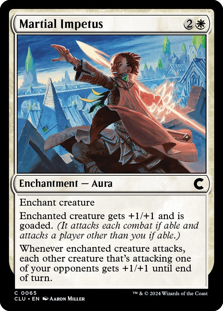 Image for Martial Impetus (65) [Ravnica: Clue Edition] - Magic: The Gathering