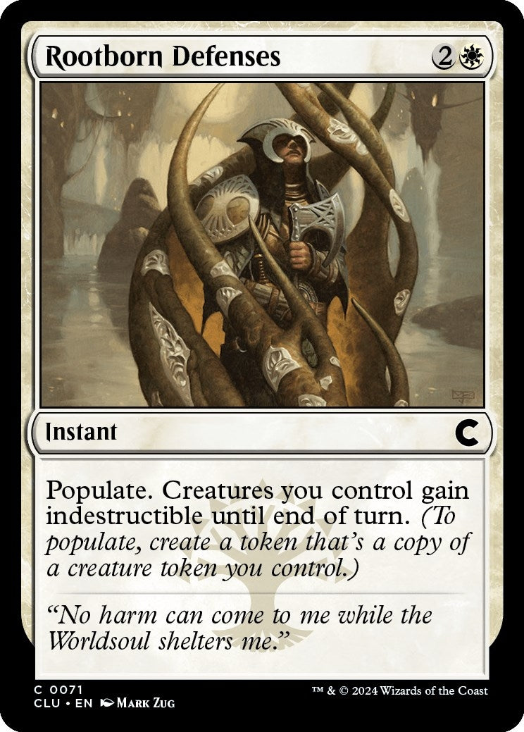 Image for Rootborn Defenses (71) [Ravnica: Clue Edition] - Magic: The Gathering