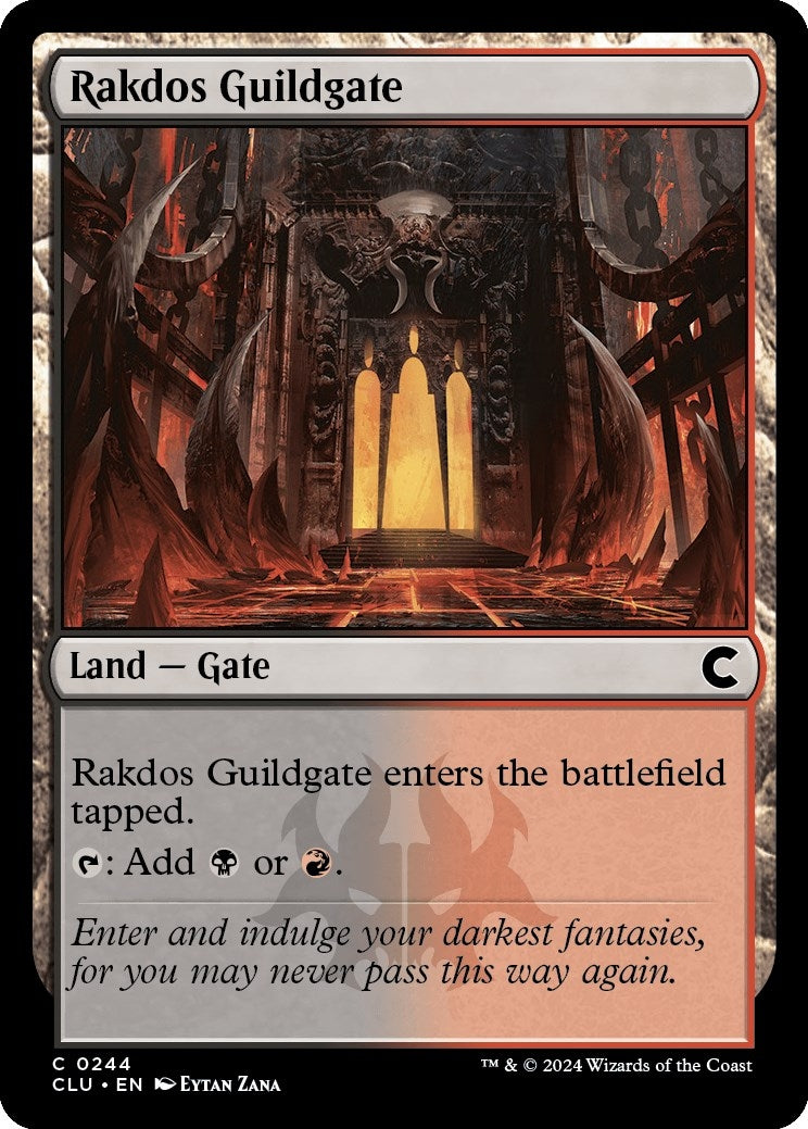 Image for Rakdos Guildgate (244) [Ravnica: Clue Edition] - Magic: The Gathering