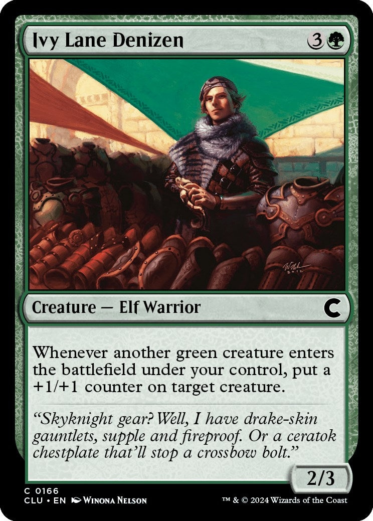 Image for Ivy Lane Denizen (166) [Ravnica: Clue Edition] - Magic: The Gathering