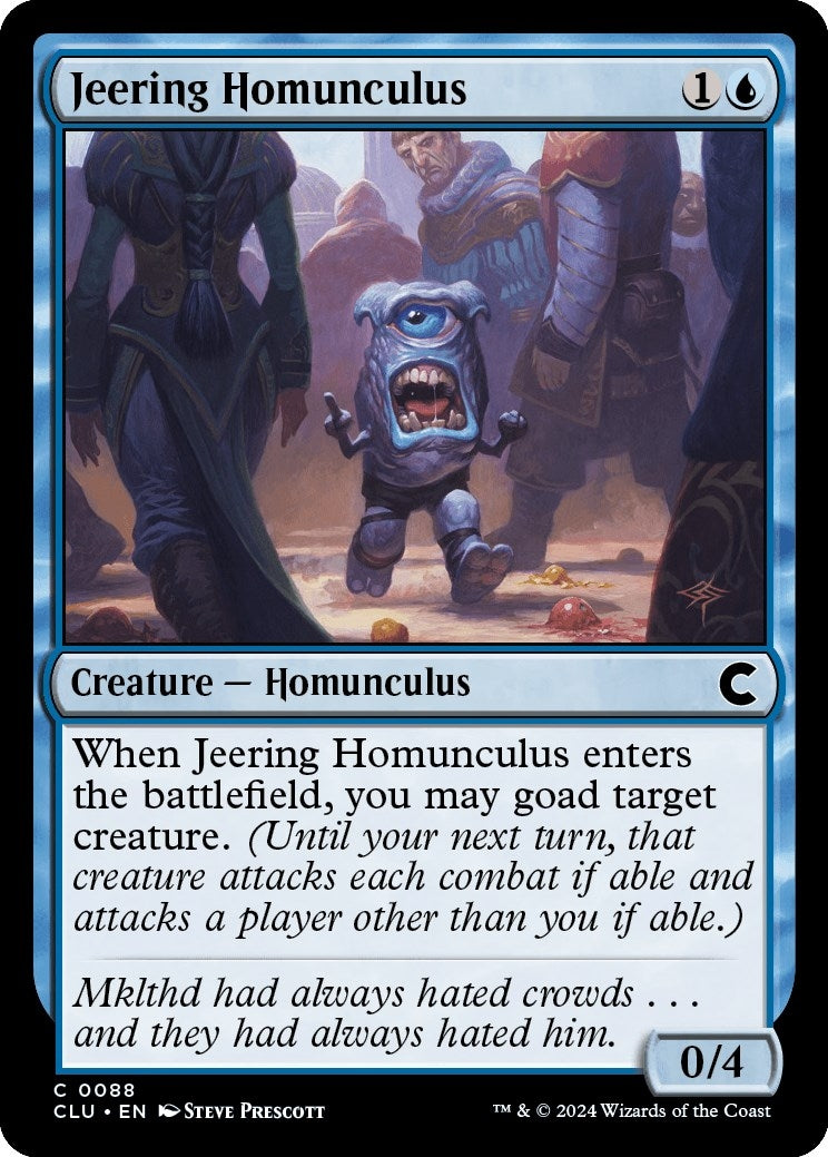 Image for Jeering Homunculus (88) [Ravnica: Clue Edition] - Magic: The Gathering