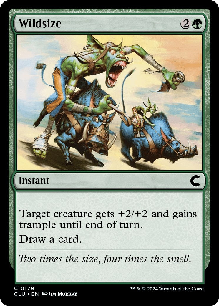 Image for Wildsize (179) [Ravnica: Clue Edition] - Magic: The Gathering