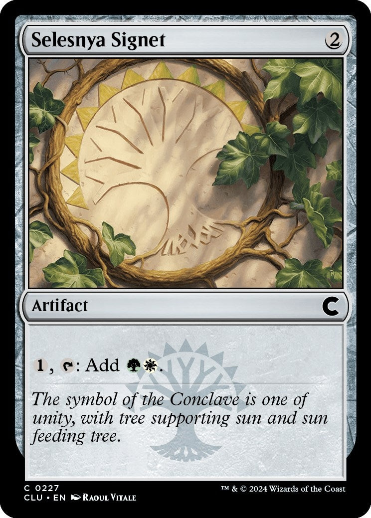 Image for Selesnya Signet (227) [Ravnica: Clue Edition] - Magic: The Gathering