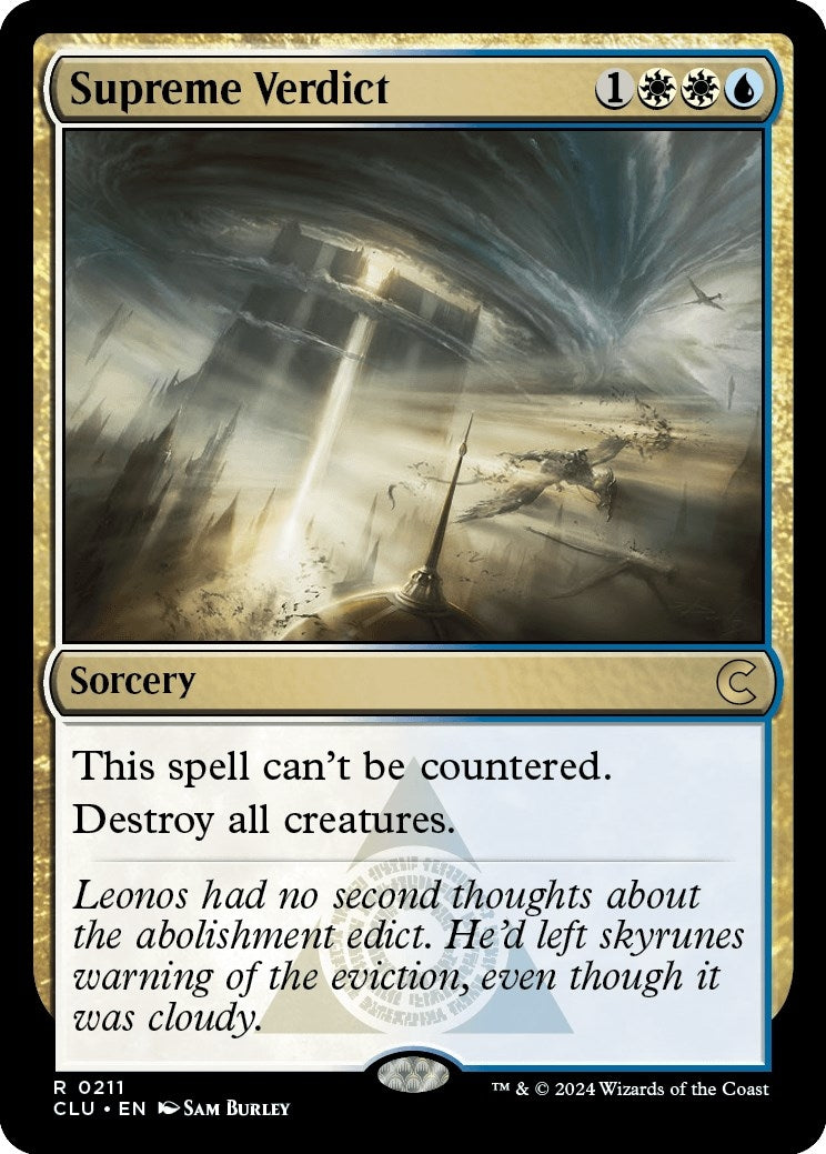 Image for Supreme Verdict (211) [Ravnica: Clue Edition] - Magic: The Gathering