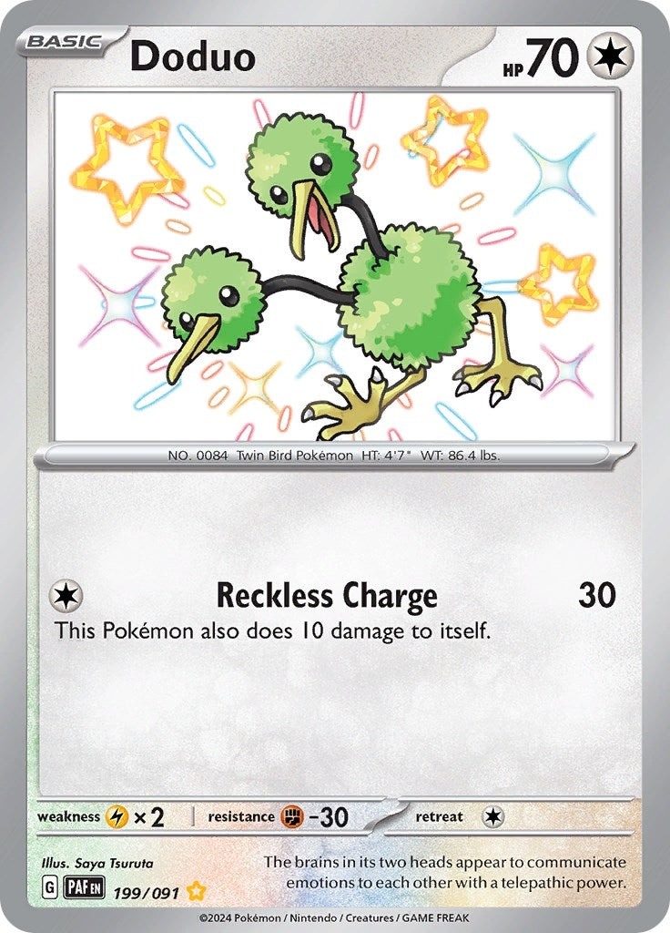 Image for Doduo (199/091) [SV: Paldean Fates] - Pokemon