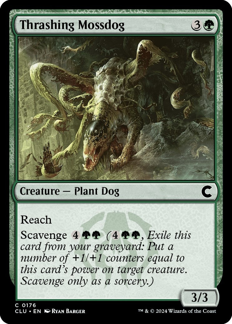 Image for Thrashing Mossdog (176) [Ravnica: Clue Edition] - Magic: The Gathering
