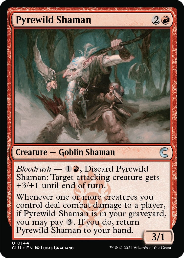 Image for Pyrewild Shaman (144) [Ravnica: Clue Edition] - Magic: The Gathering