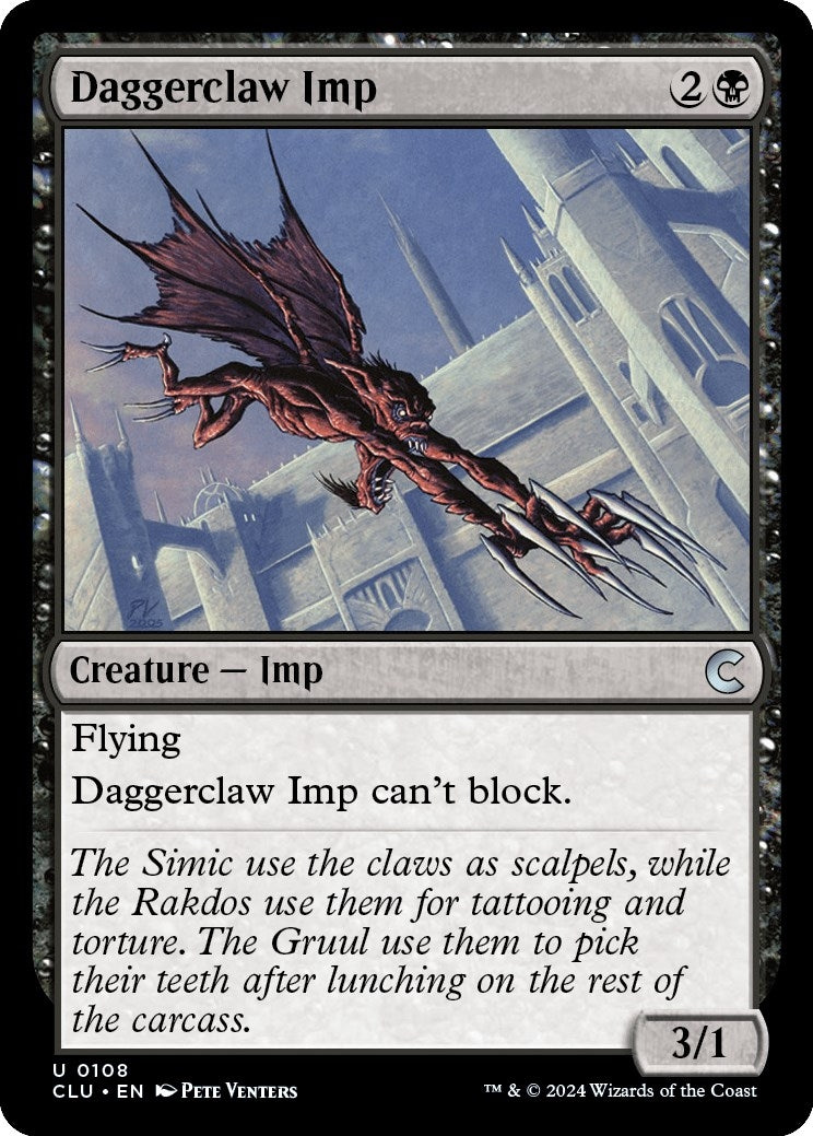 Image for Daggerclaw Imp (108) [Ravnica: Clue Edition] - Magic: The Gathering