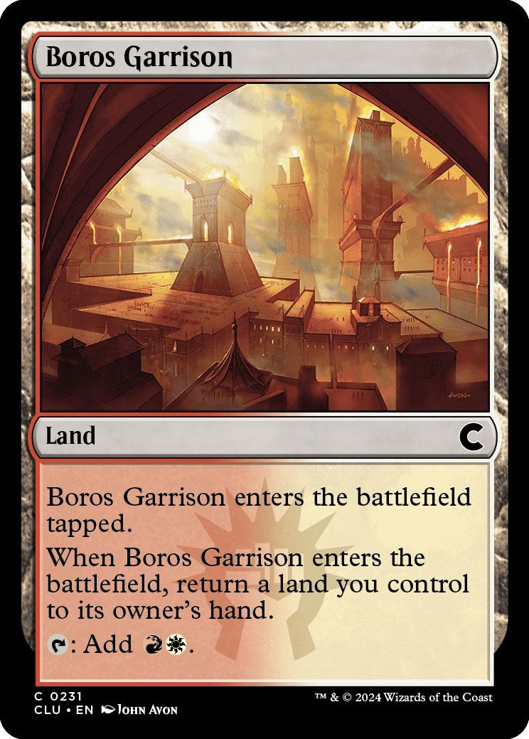 Image for Boros Garrison (231) [Ravnica: Clue Edition] - Magic: The Gathering