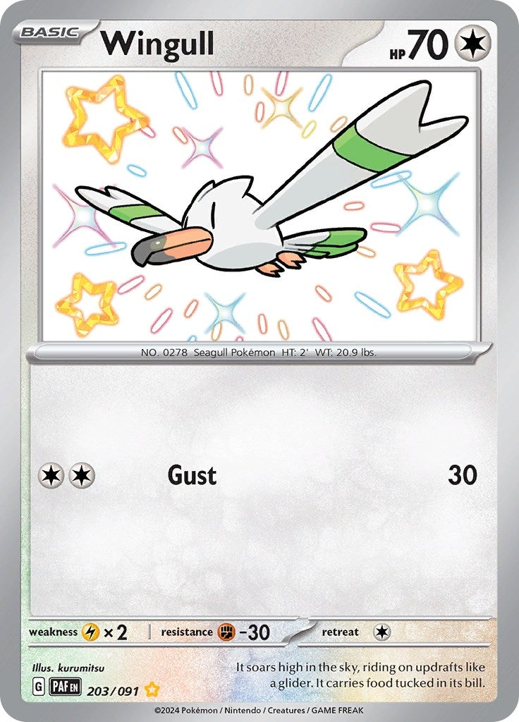 Image for Wingull (203/091) [SV: Paldean Fates] - Pokemon