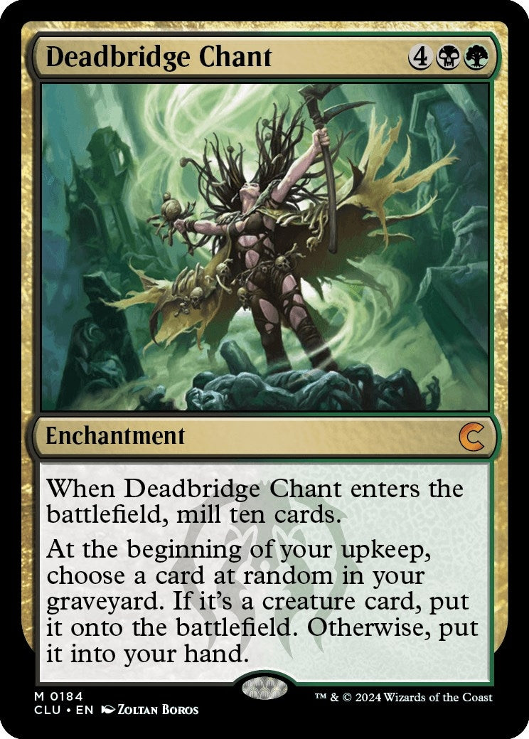 Image for Deadbridge Chant (184) [Ravnica: Clue Edition] - Magic: The Gathering