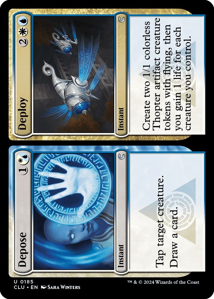 Image for Depose // Deploy (185) [Ravnica: Clue Edition] - Magic: The Gathering