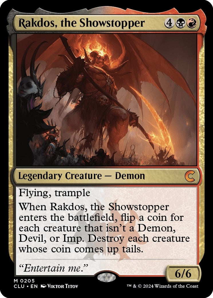 Image for Rakdos, the Showstopper (205) [Ravnica: Clue Edition] - Magic: The Gathering