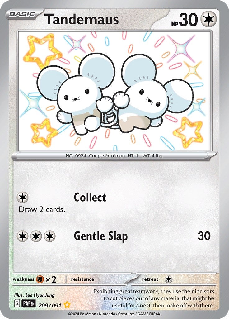 Image for Tandemaus (209/091) [SV: Paldean Fates] - Pokemon