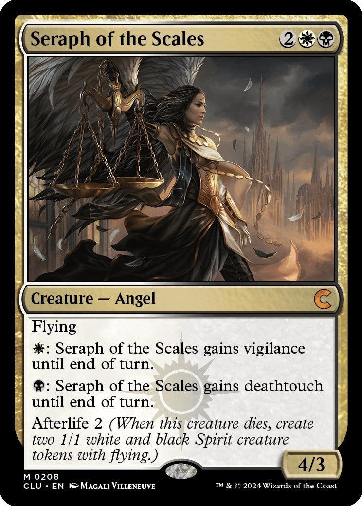 Image for Seraph of the Scales (208) [Ravnica: Clue Edition] - Magic: The Gathering