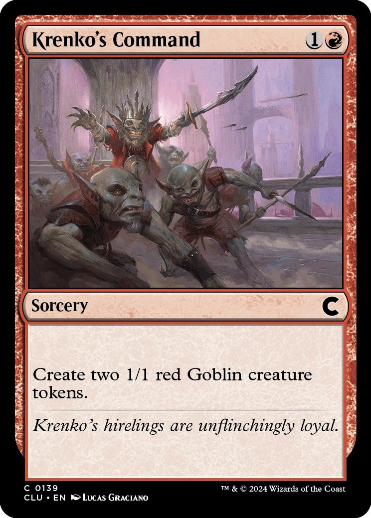 Image for Krenko's Command (139) [Ravnica: Clue Edition] - Magic: The Gathering