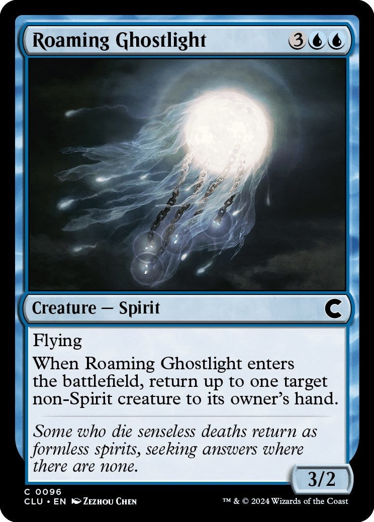 Image for Roaming Ghostlight (96) [Ravnica: Clue Edition] - Magic: The Gathering