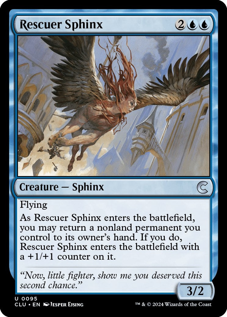 Image for Rescuer Sphinx (95) [Ravnica: Clue Edition] - Magic: The Gathering