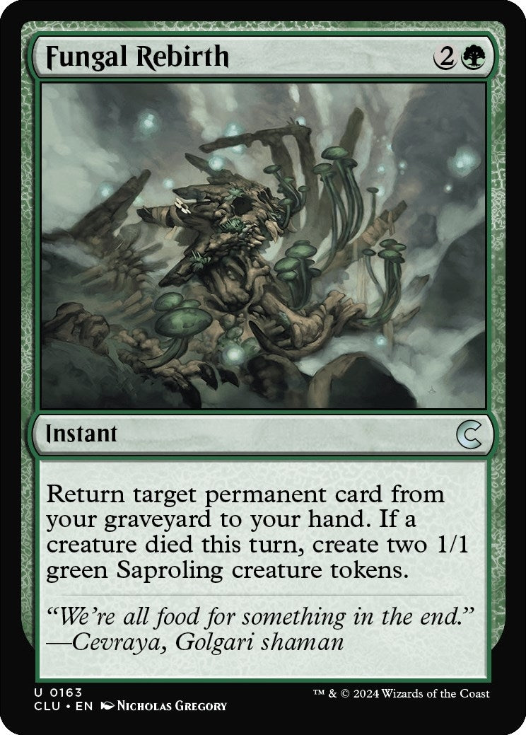Image for Fungal Rebirth (163) [Ravnica: Clue Edition] - Magic: The Gathering