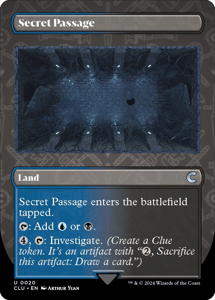 Image for Secret Passage (Borderless) (20) [Ravnica: Clue Edition] - Magic: The Gathering