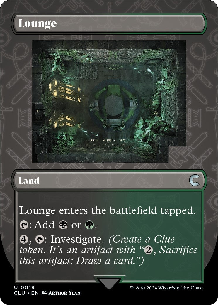 Image for Lounge (Borderless) (19) [Ravnica: Clue Edition] - Magic: The Gathering
