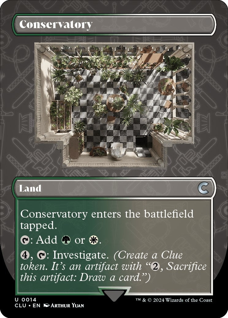 Image for Conservatory (Borderless) (14) [Ravnica: Clue Edition] - Magic: The Gathering