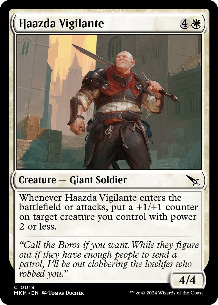 Image for Haazda Vigilante (18) [Murders at Karlov Manor] - Magic: The Gathering