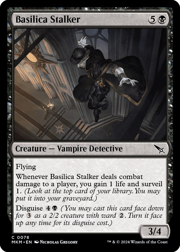 Image for Basilica Stalker (78) [Murders at Karlov Manor] - Magic: The Gathering