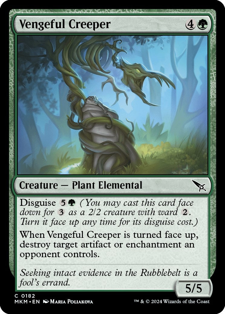 Image for Vengeful Creeper (182) [Murders at Karlov Manor] - Magic: The Gathering