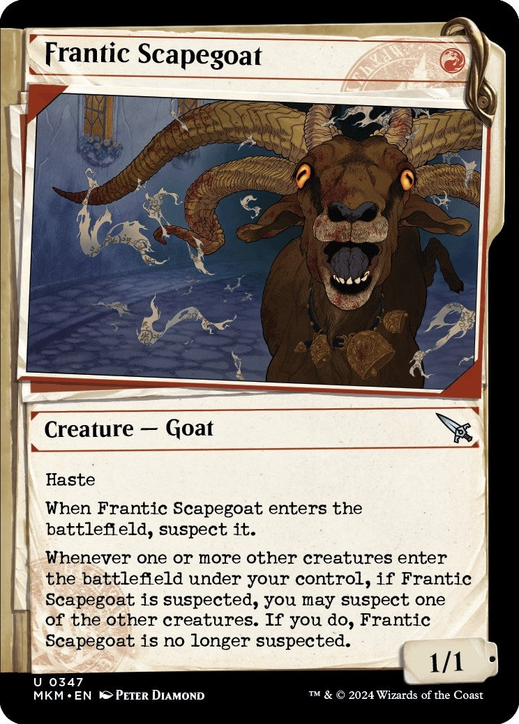 Image for Frantic Scapegoat (Showcase) (347) [Murders at Karlov Manor] - Magic: The Gathering