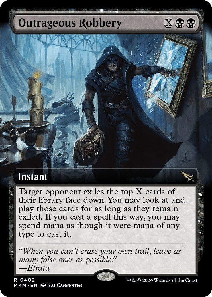 Image for Outrageous Robbery (Extended Art) (402) [Murders at Karlov Manor] - Magic: The Gathering