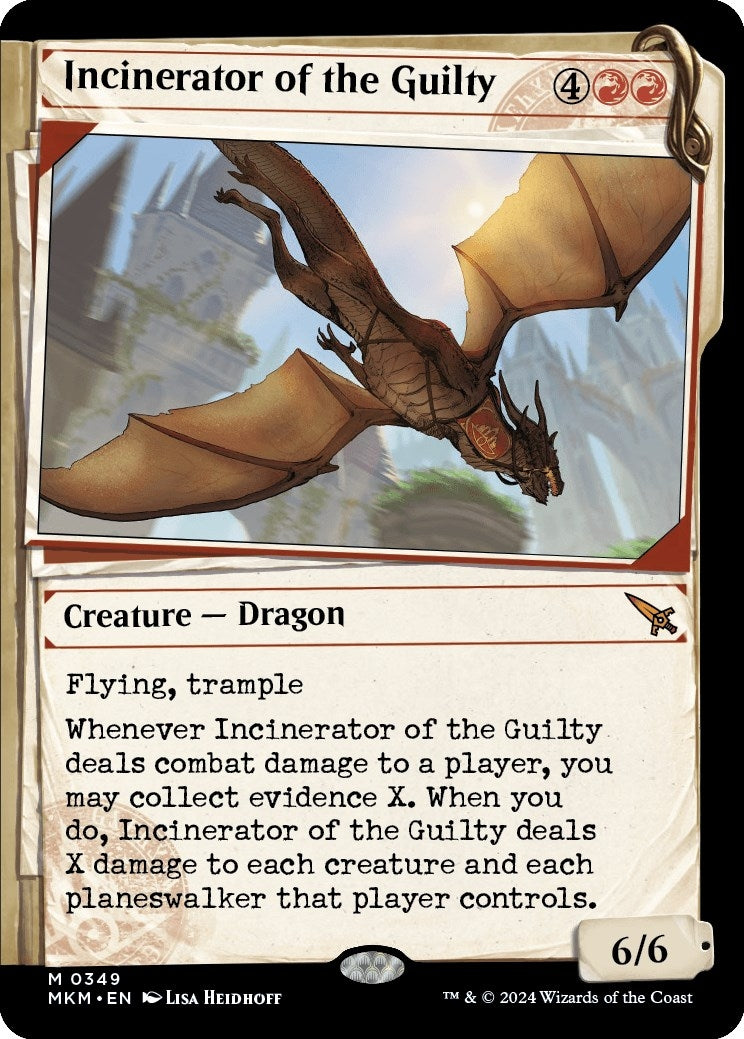 Image for Incinerator of the Guilty (Showcase) (349) [Murders at Karlov Manor] - Magic: The Gathering