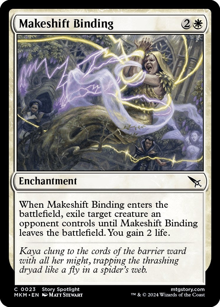 Image for Makeshift Binding (23) [Murders at Karlov Manor] - Magic: The Gathering