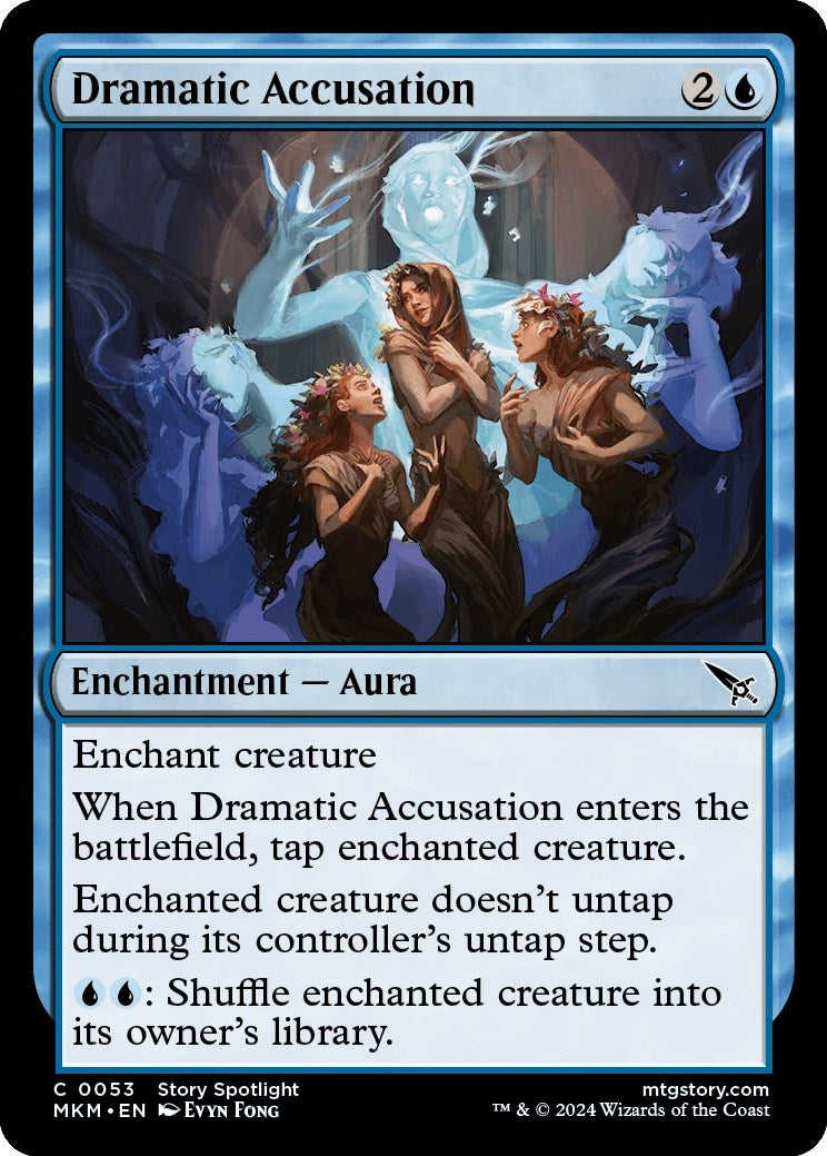 Image for Dramatic Accusation (53) [Murders at Karlov Manor] - Magic: The Gathering