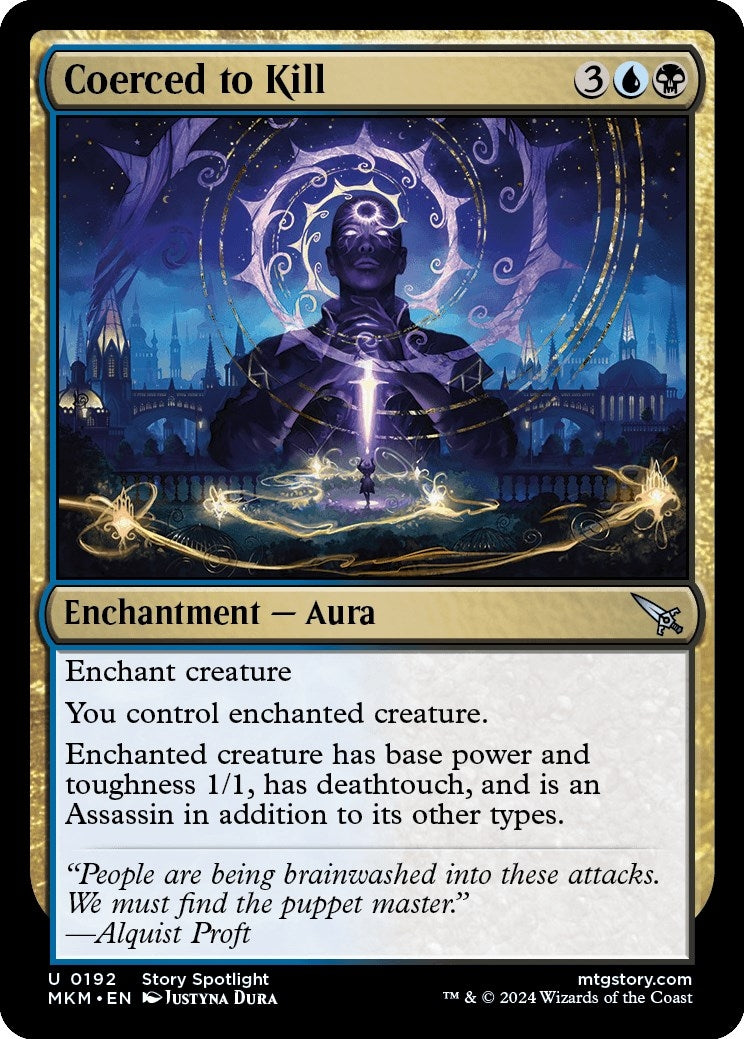 Image for Coerced to Kill (192) [Murders at Karlov Manor] - Magic: The Gathering