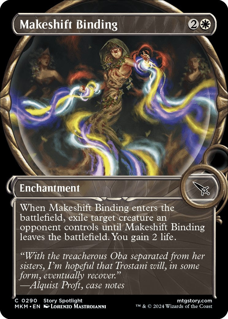 Image for Makeshift Binding (Showcase) (290) [Murders at Karlov Manor] - Magic: The Gathering