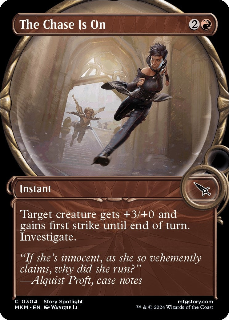 Image for The Chase Is On (Showcase) (304) [Murders at Karlov Manor] - Magic: The Gathering