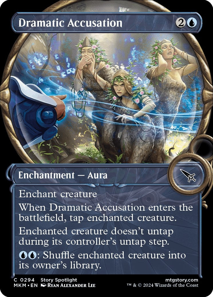 Image for Dramatic Accusation (Showcase) (294) [Murders at Karlov Manor] - Magic: The Gathering