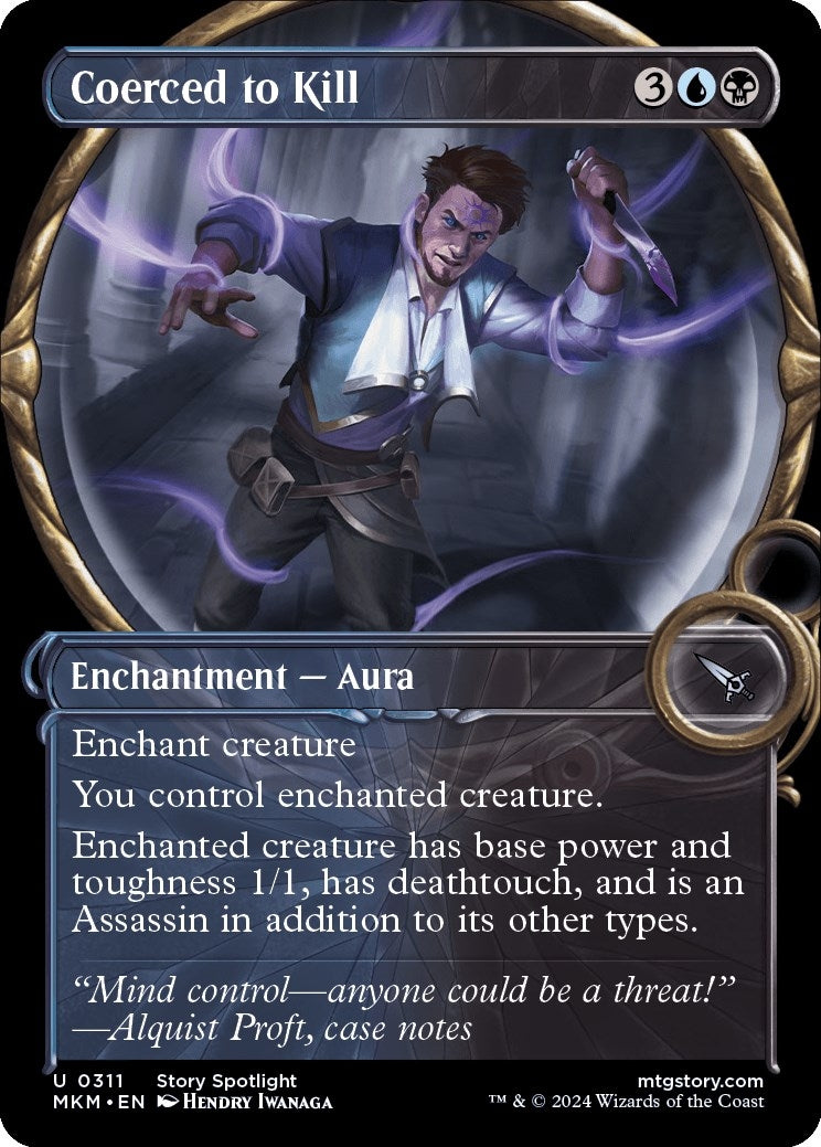 Image for Coerced to Kill (Showcase) (311) [Murders at Karlov Manor] - Magic: The Gathering