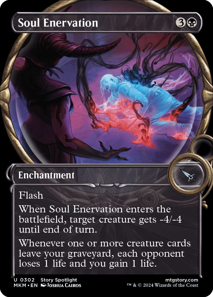 Image for Soul Enervation (Showcase) (302) [Murders at Karlov Manor] - Magic: The Gathering
