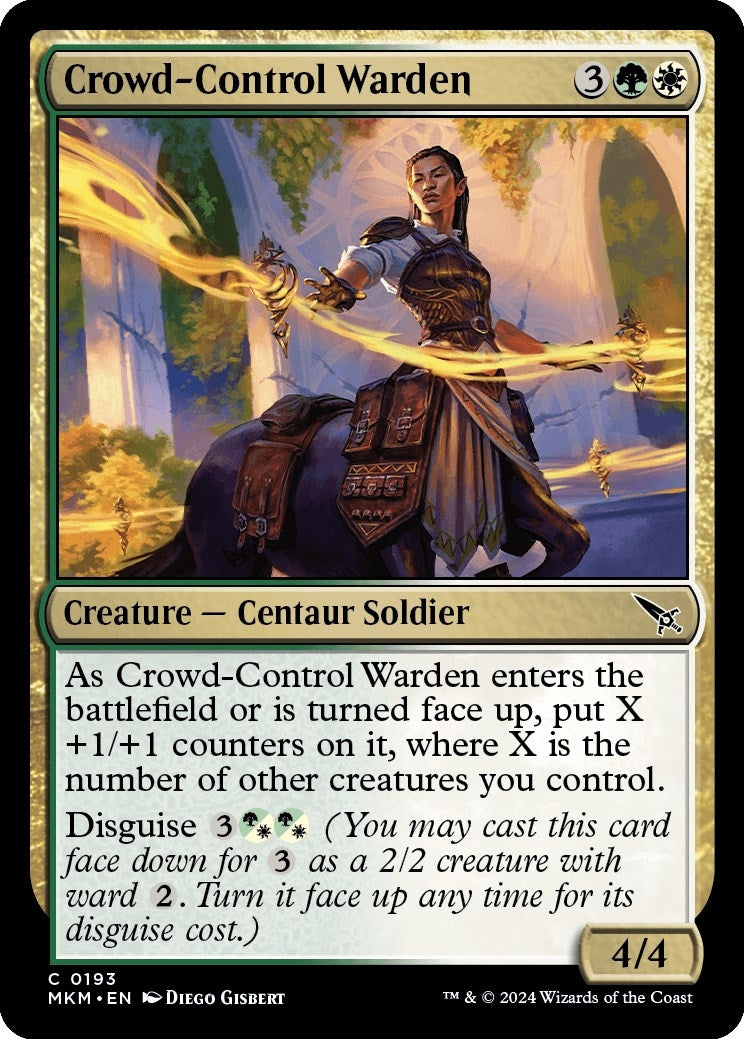 Image for Crowd-Control Warden (193) [Murders at Karlov Manor] - Magic: The Gathering