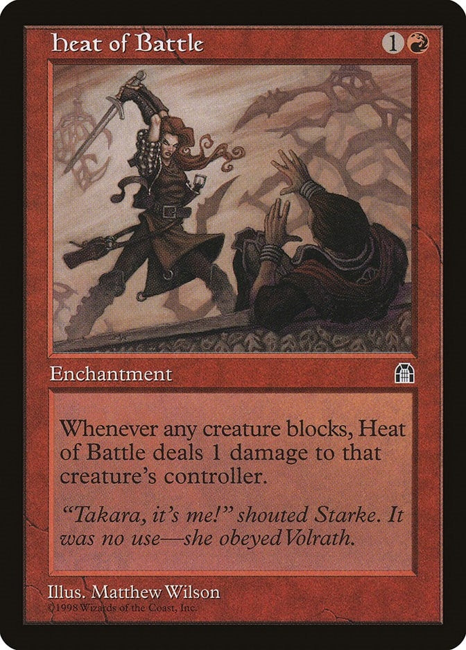 Image for Heat of Battle [Stronghold] - Magic: The Gathering