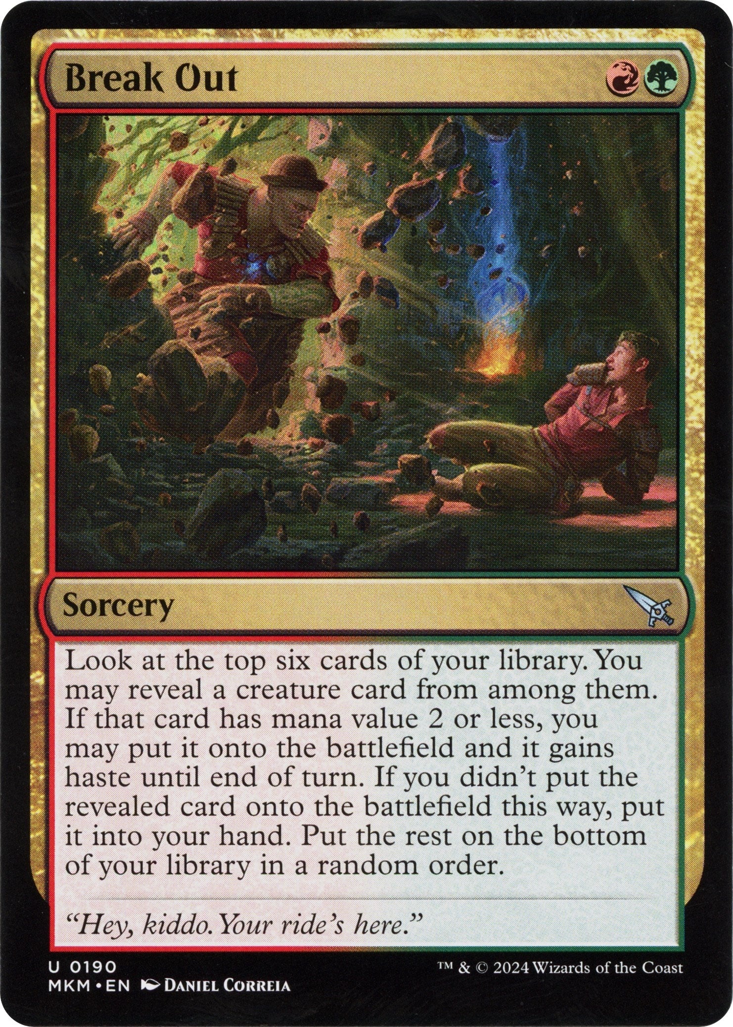 Image for Break Out (a) (190) [Murders at Karlov Manor] - Magic: The Gathering