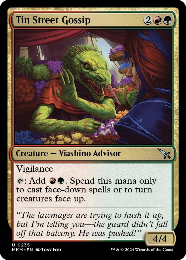 Image for Tin Street Gossip (235) [Murders at Karlov Manor] - Magic: The Gathering