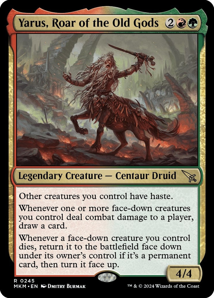 Image for Yarus, Roar of the Old Gods (245) [Murders at Karlov Manor] - Magic: The Gathering