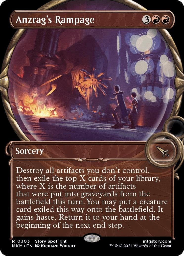 Image for Anzrag's Rampage (Showcase) (303) [Murders at Karlov Manor] - Magic: The Gathering