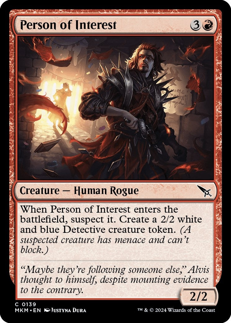 Image for Person of Interest (139) [Murders at Karlov Manor] - Magic: The Gathering