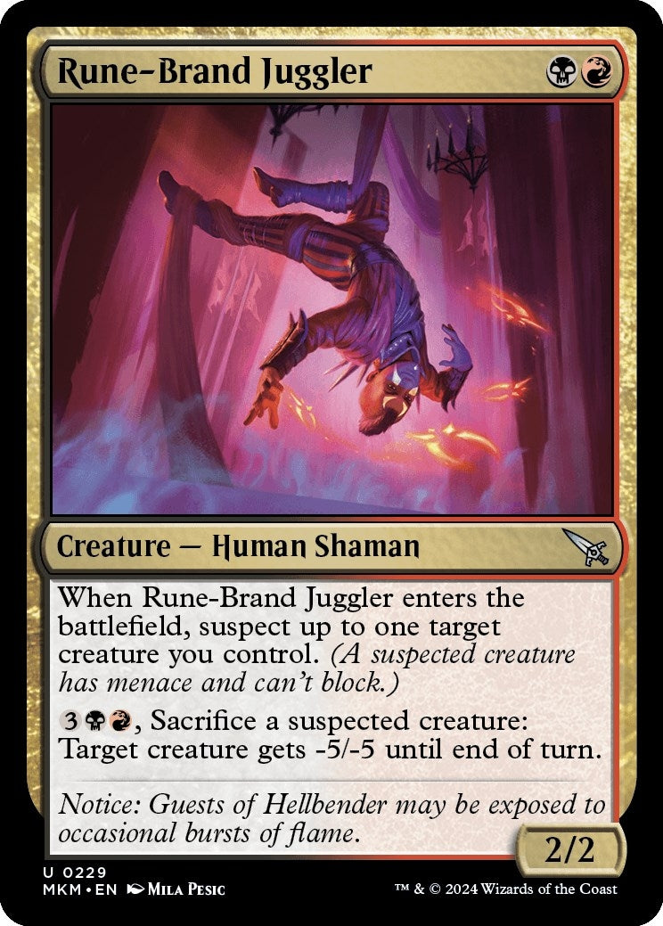 Image for Rune-Brand Juggler (229) [Murders at Karlov Manor] - Magic: The Gathering