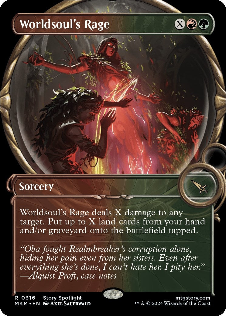 Image for Worldsoul's Rage (Showcase) (316) [Murders at Karlov Manor] - Magic: The Gathering